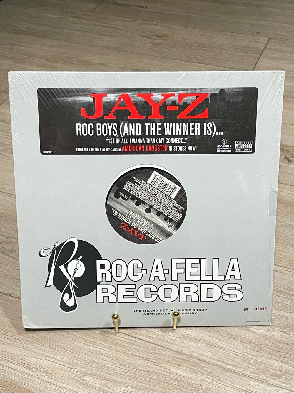 2007 JAY- Z Roc Boys (And The Winner Is). 12Inch Single Vinyl, First 3000 Copies